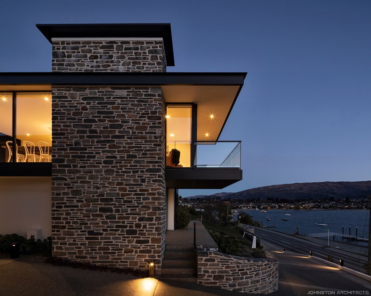 Johnston Architects 009 Holiday Home Schist Wanaka Queenstown